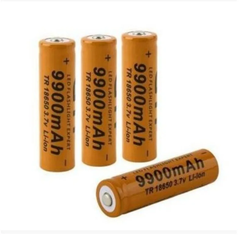 For Flashlight 18650 Lithium Battery 9900mAh Lithium-ion Rechargeable Battery