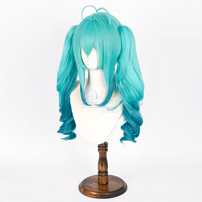 The COS wigs around Hatsune Miku do not need to be trimmed miku Chuyin Devil game animation cosplay wigs