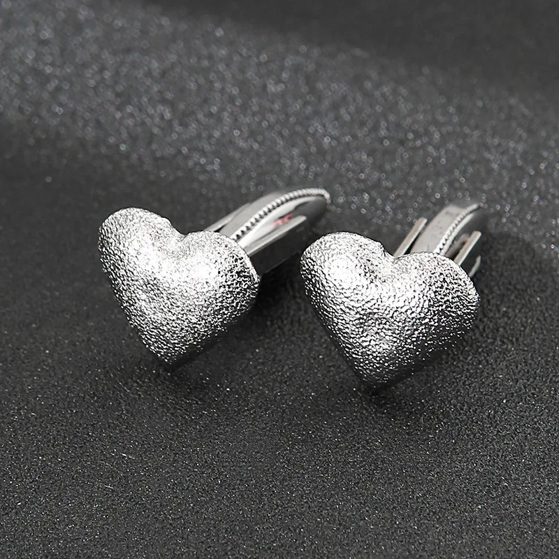 أزرار أكمام قميص رجالي بأكمام أزرار أكمام مجوفة، قميص كوري بإبزيم معدني نقي وأكمام ذهبية #4