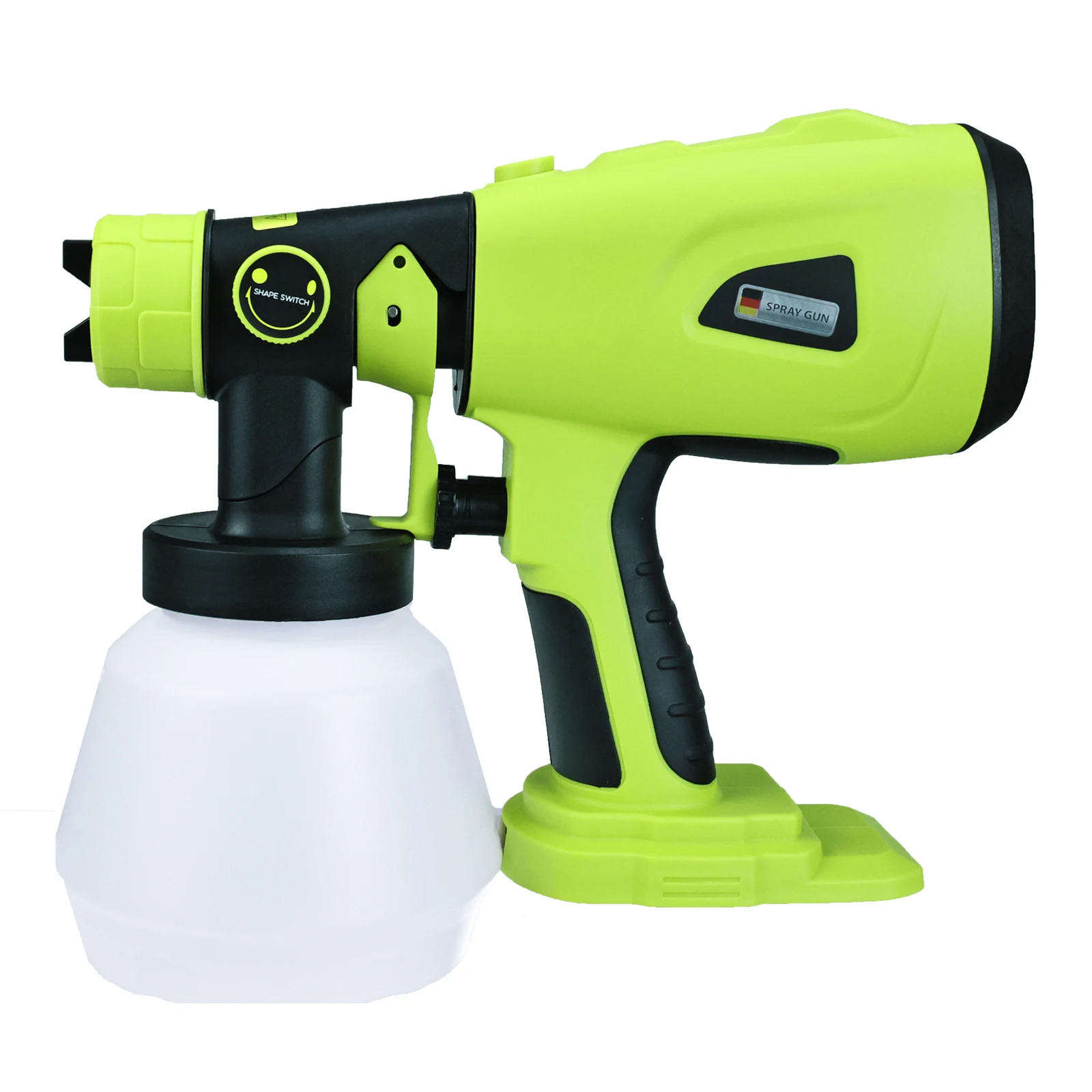 Imagem -06 - Pistola Elétrica sem Fio para Ryobi Bateria 18v Móveis Auto Revestimento Airbrush Pulverizador de Tinta Portátil 1000ml