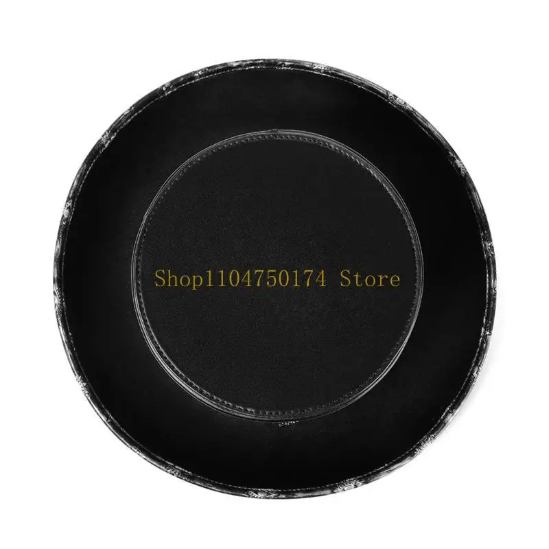 Steampunk زي الطاعون الطبيب قبعة جلدية أعلى قبعة مسطحة للبالغين المراهقين تجهيزات حفلة الهالوين تأثيري لوازم الحفلات هدية أعلى