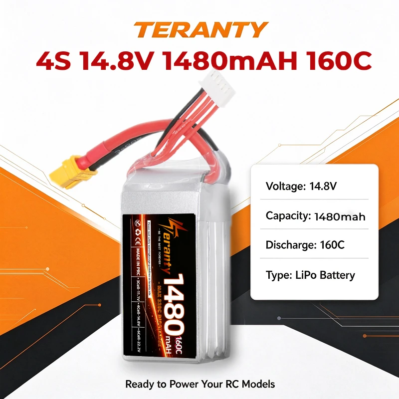 TERANTY 4S 14.8V 1480mAh 160C - Lipo Battery 4S ulasan dan harga