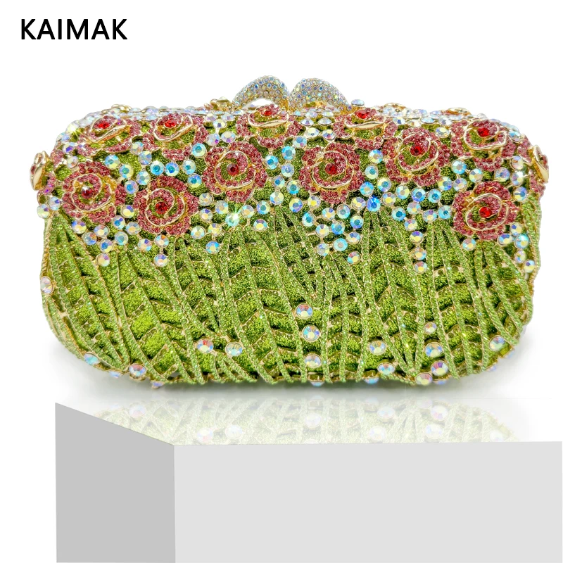 Latest Luxury Clutch Bag Diamond Evening Bag Christmas Gift Wallet Women's Rhinestone Dinner Bag Wedding Glass Handbag