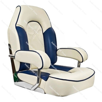 Yacht Chair Marine Seat Luxury Folding Aluminum Alloy FRP Boat Assault Fishing Chair Fishing Driving Chair