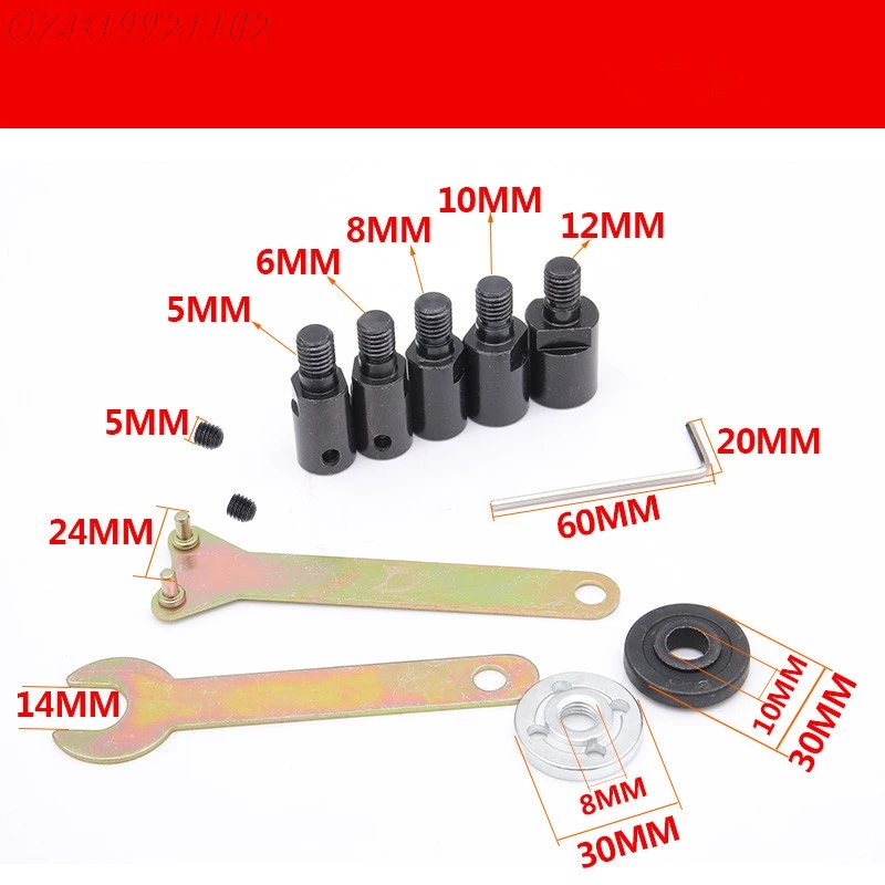 HSS-Ti 775 di collegamento del Motore asta di Seghe General purpose Angle grinder Elettrico accessori e strumenti di M10-5MM 6 MILLIMETRI 8MM 10MM 12MM