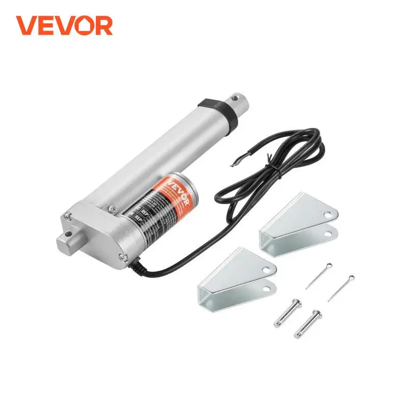 VEVOR 1500N 12V Linear Actuator Electric Linear Motor Controller with Mounting Bracket For Home Automation Sofa Recliner Lift