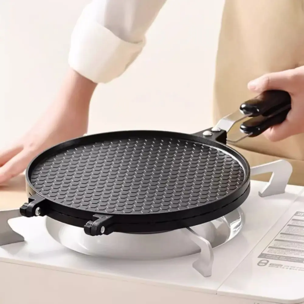 

Honeycomb/Lattice Pattern Egg Roll Baking Pan Aluminium Alloy Household Egg Roll Maker DIY Non-Stick Ice Cream Cone Pan Pancake