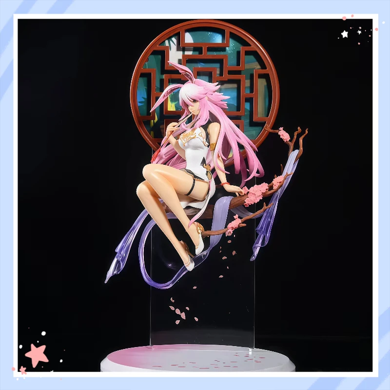 

Honkai Impact 3rd Yae Sakura Anime Figure Cheongsam Style Bunny Girl Collectible Model Statue Desktop Decor For Anime Otaku Fans