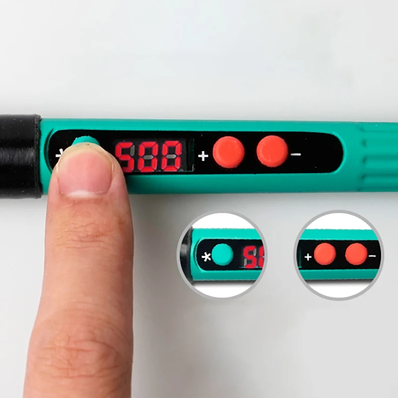 60 واط الكهربائية سبيكة لحام Pro'skit SI-186G LED شاشة ديجيتال تصحيح درجة الحرارة التحكم السريع التدفئة أداة إصلاح