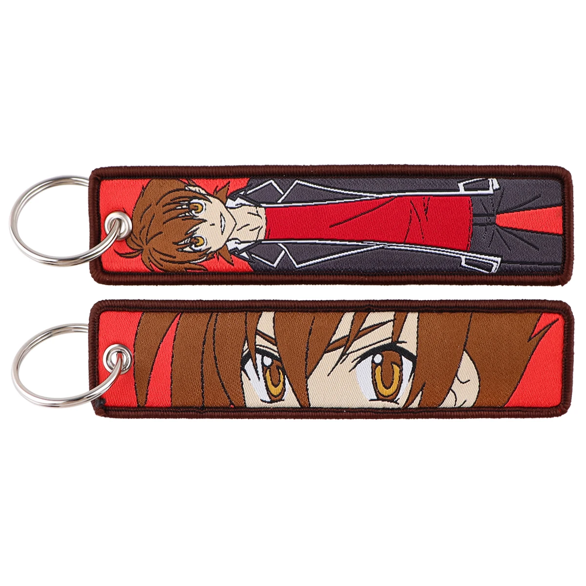 1PC High School DxD Key Tag Original Keychains For Driver Key Chain Weaving Mark Car Key Tag Keyring Trinket Gift Fashion