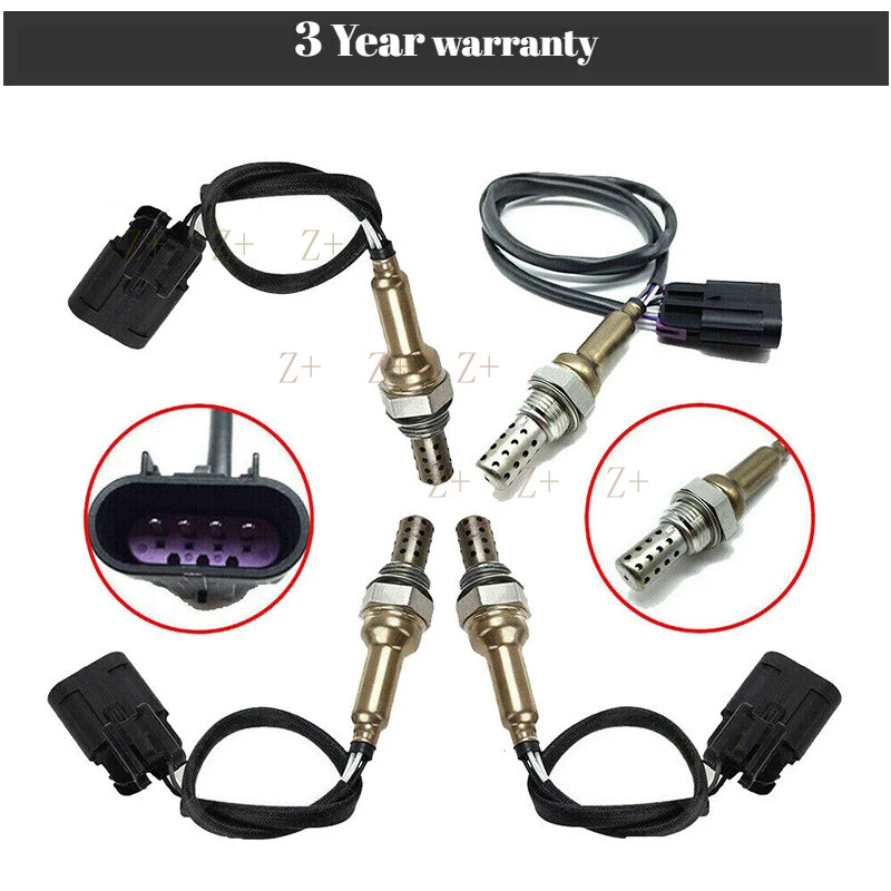 Z+  4pcs UP+Downstream Oxygen Sensor For Hyundai Entourage Kia Sedona 3.8L 2007-2010