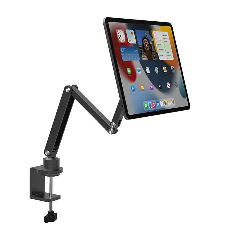 Imagem -03 - Dobrável Braço Longo Suporte para Tablet Magnético Ajustável Telescópico Suporte para Ipad Pro 11 in 12.9 in 3rd Generation 4th Generation 5th Gen Novo