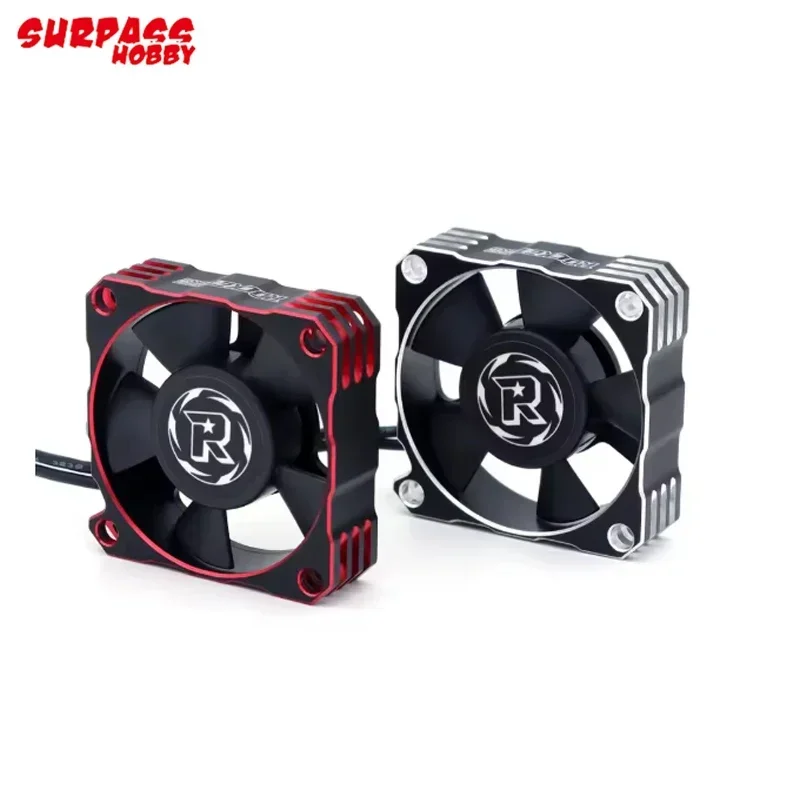 Ventola di raffreddamento in metallo Surpass Hobby Rocket V3 - 30/35/40 mm 8,4 V 16000-30000 giri/min Spina JST 1/10 Parte di auto RC