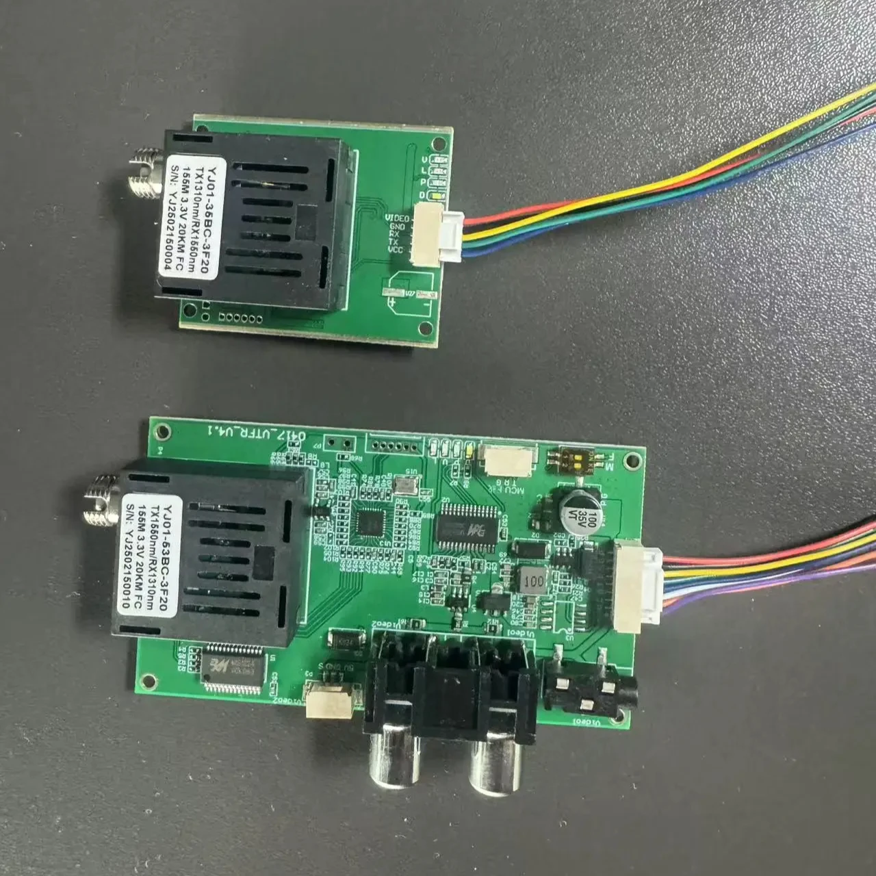 

1080P AHD Video + UART TTL SBUS в оптоволоконный преобразователь TX RX 1-канальный видео металлический материал