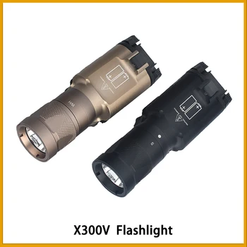 Caça tiro esportes ao ar livre e outras lanternas táticas, arma de revista leve x300v led de alto desempenho 400 lumens