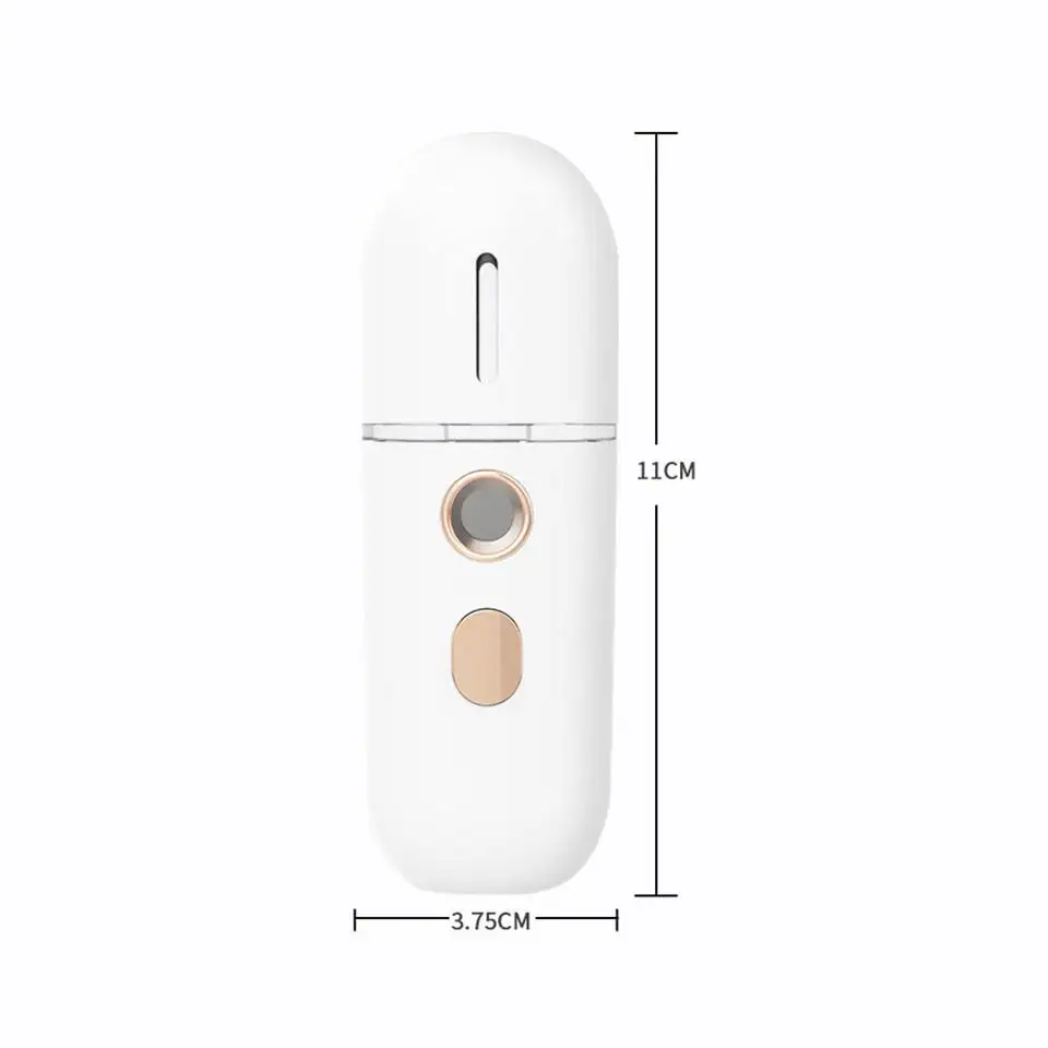 Mini Portable Humidifier Cold Spray Apparatus Nano Mister Facial Steamer Device Beauty Spray Hydrating Apparatus Rechargeable