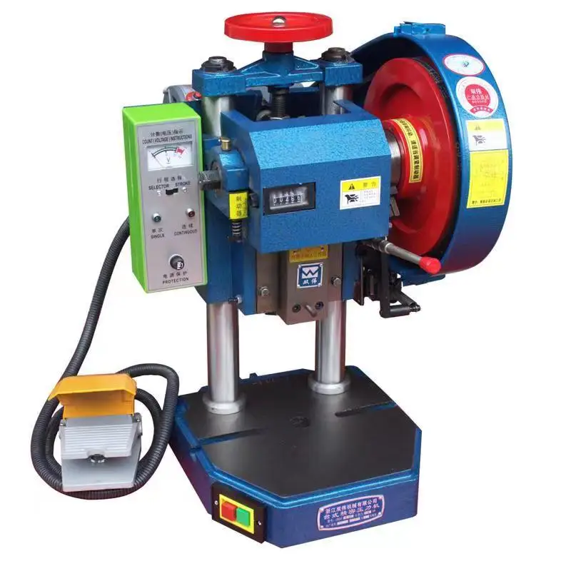 Electric Punching Machine for Small Desktop Use Paper Hole Puncher for Office School Craft Projects Heavy Manual Punch
