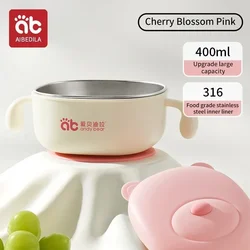 AIBEDILA Kits Plates Baby Sets Dishes Plate Tableware Complementary Bowl Insulated Bowl Drop Scald Resistant Dinner Set Babies