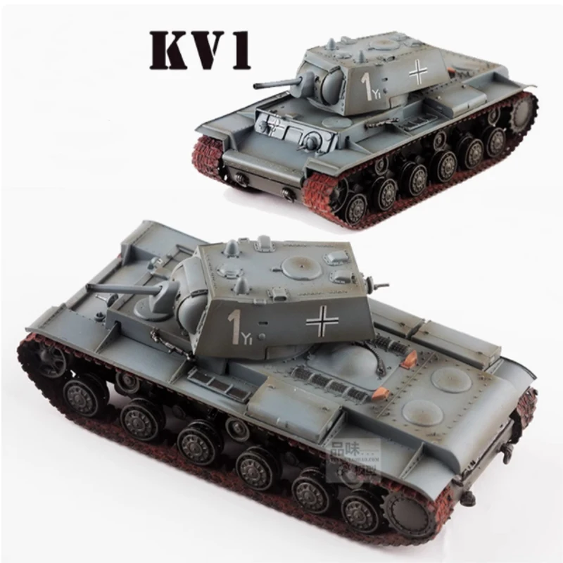

1/72 Scale KV1 Heavy Tracked Tank Simulation Plastic Model Static Display Collectible Toy Gift Souvenir Decoration
