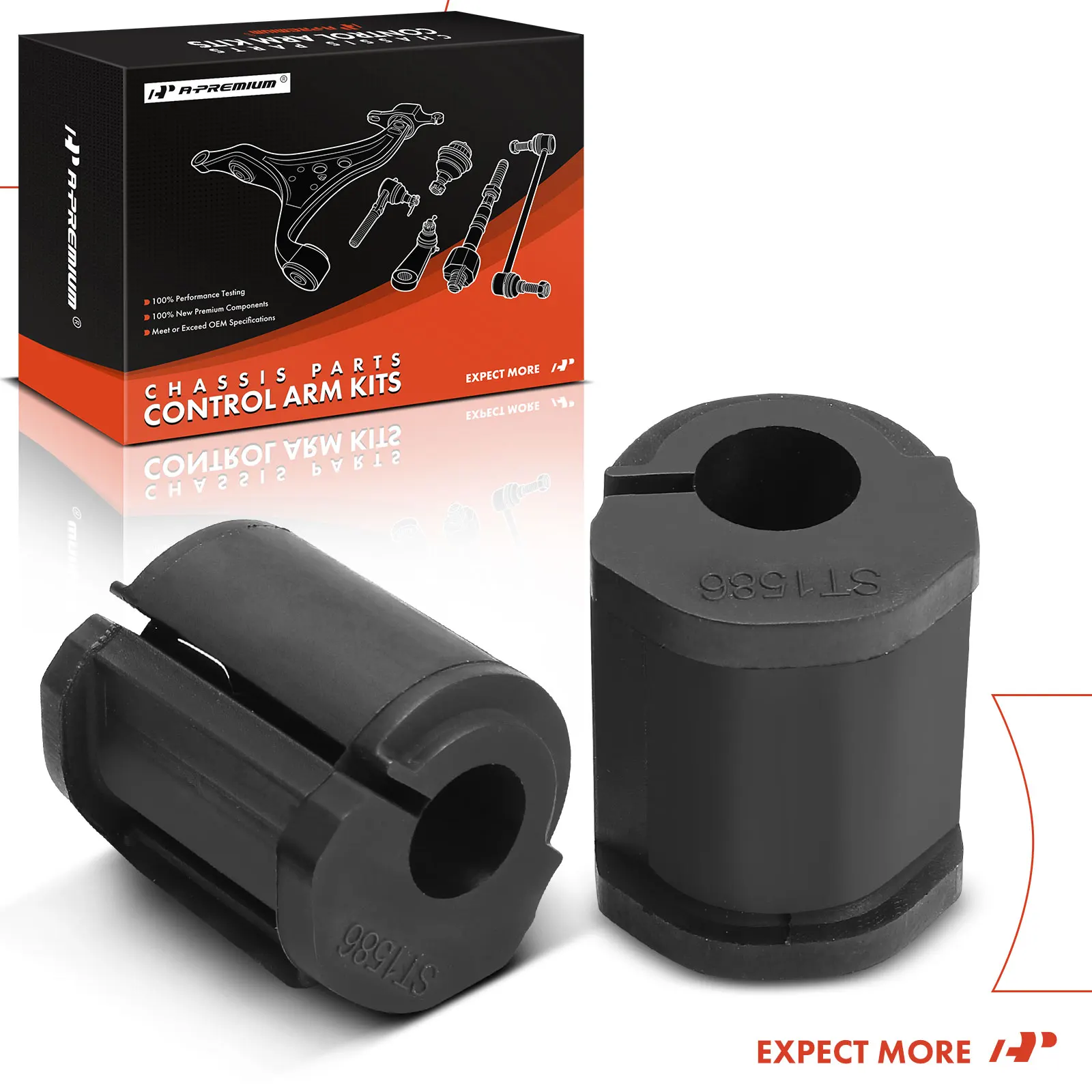 A-Premium 2x Rear Left & Right Sway Bar Bushing for Lexus IS300 GS430 2001-2005 GS300 1993-2005 GS400 1998-2000 SC430 2002-2010