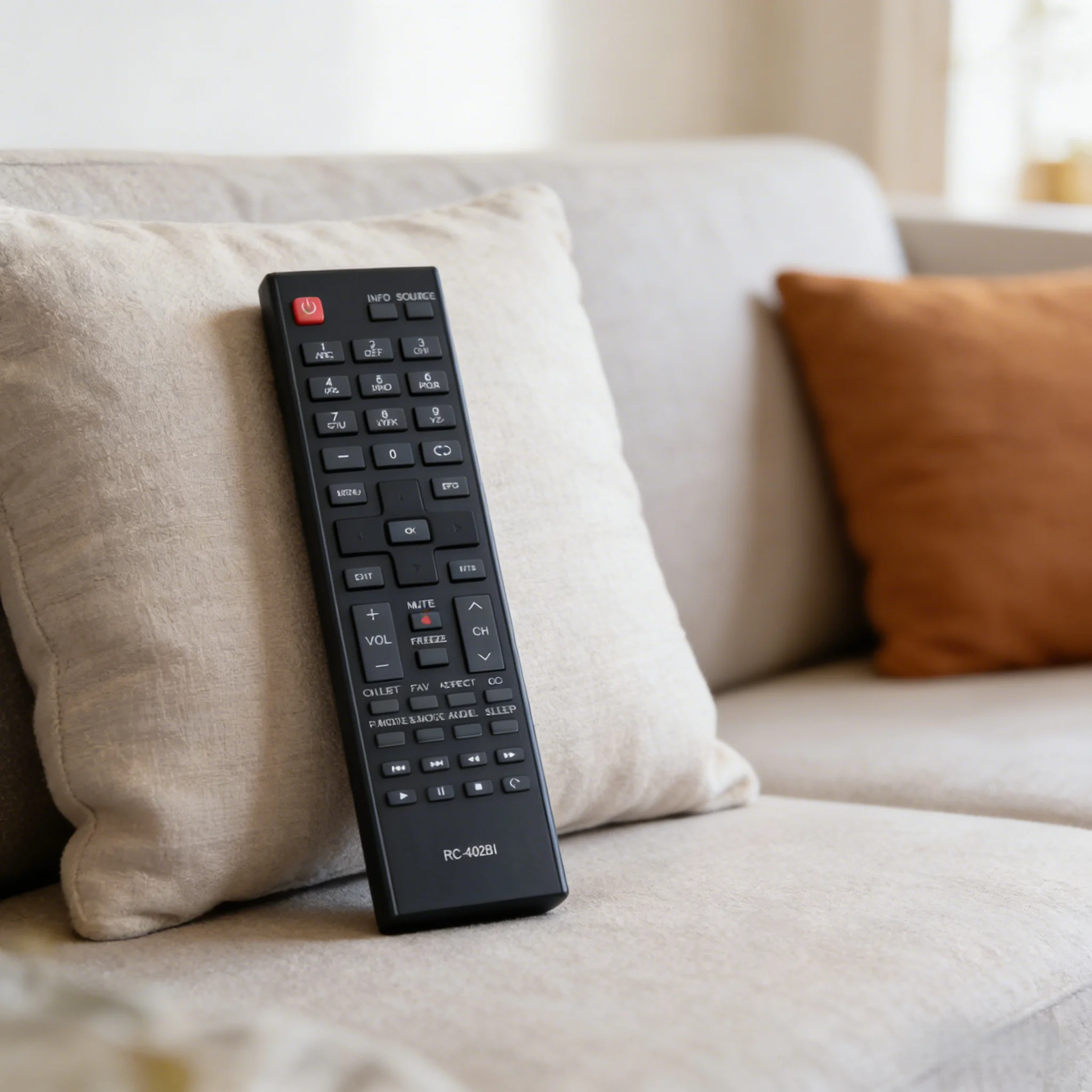 Universal Remote Control Replacement RC-402BI for Daewoo Screen TV Series Easy-to-Program Remote Control
