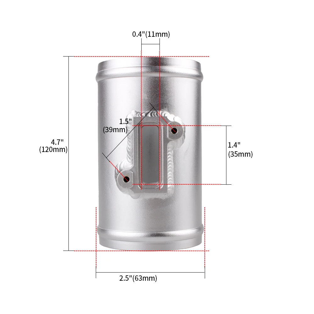 Neue 63/70/76mm Auto Air Flow Sensor Montieren Intake Meter Basis Für VW Nissan Honda Civic ford MAF Air Intake Meter Adapter MAF006