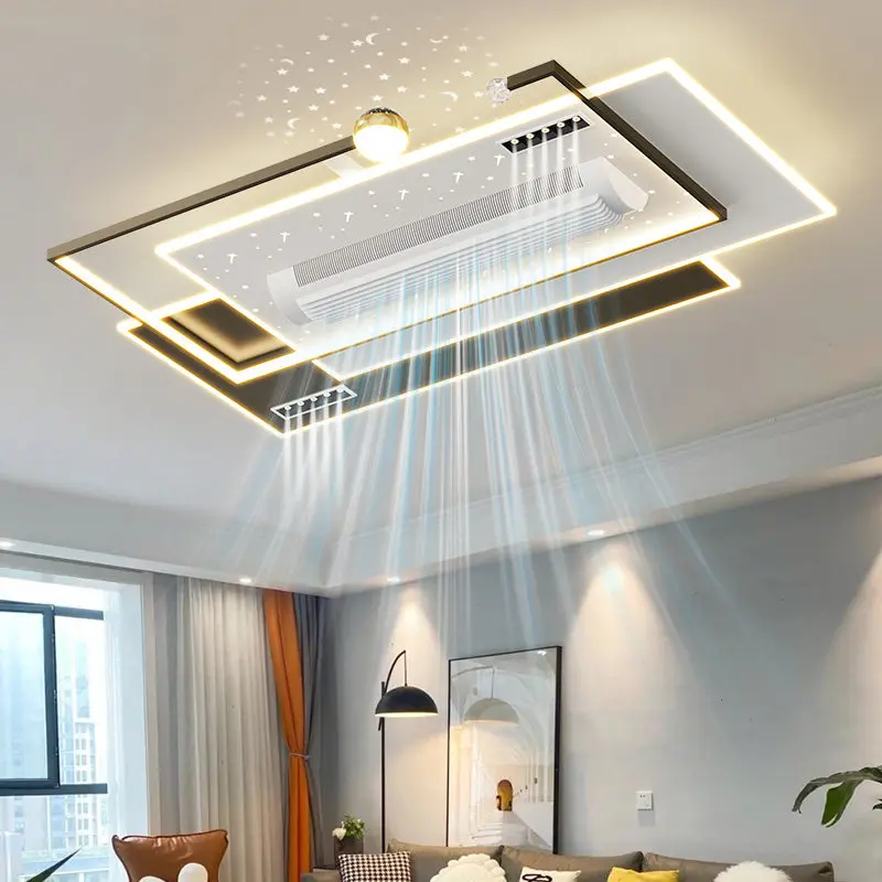 Living room light modern simple atmosphere wind mute study bedroom ceiling light