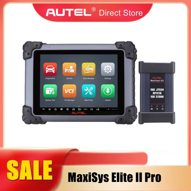 

Autel MaxiSys Elite II Pro Automotive Car Full System Diagnostic Tool with MaxiFlash VCI Support SCAN VIN and Pre&Post Scan