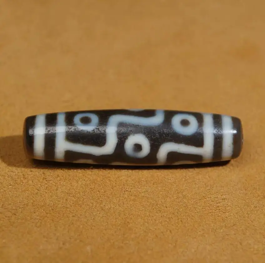 

Himalayan Ancient Tibetan DZI Beads Old Agate 9 Eye Totem Amulet Pendant GZI