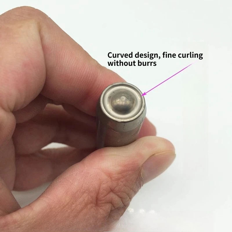 High Speed Steel Manufacturing Hand Tapping Mold Hardened Rivet Flanging Punch White Steel Punch Semi-Tubular Rivet Curling Mold