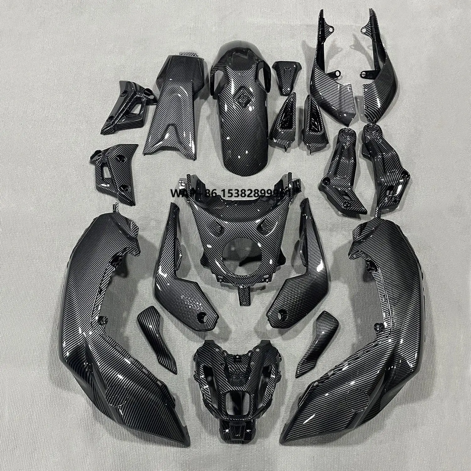 

Комплект обтекателей из АБС-пластика с карбоновым покрытием для мотоцикла MT07 2021 2022 2023