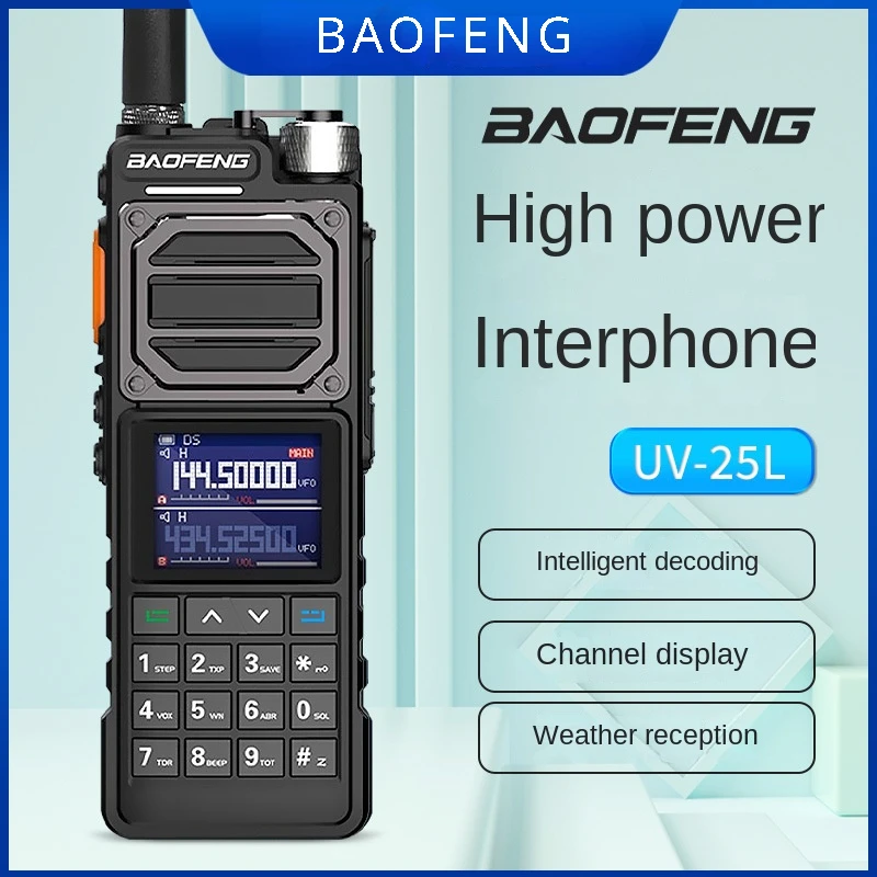 

2024 New factory price Baofeng UV-25L 10inch Tir band two way Radio 10W Long Range ham Handheld walkie talkies