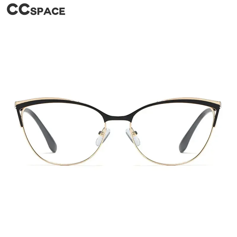 48157 Plastic Titanium Metal Glasses Frames Cat Eye Ultralight Men Women Optical Fashion Computer Glasses
