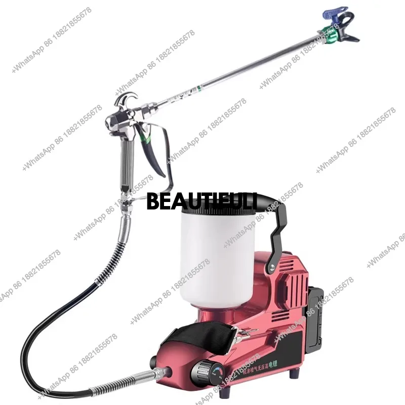

High-pressure airless electric sprayer, convenient, latex paint, multifunctional lithium battery for use.