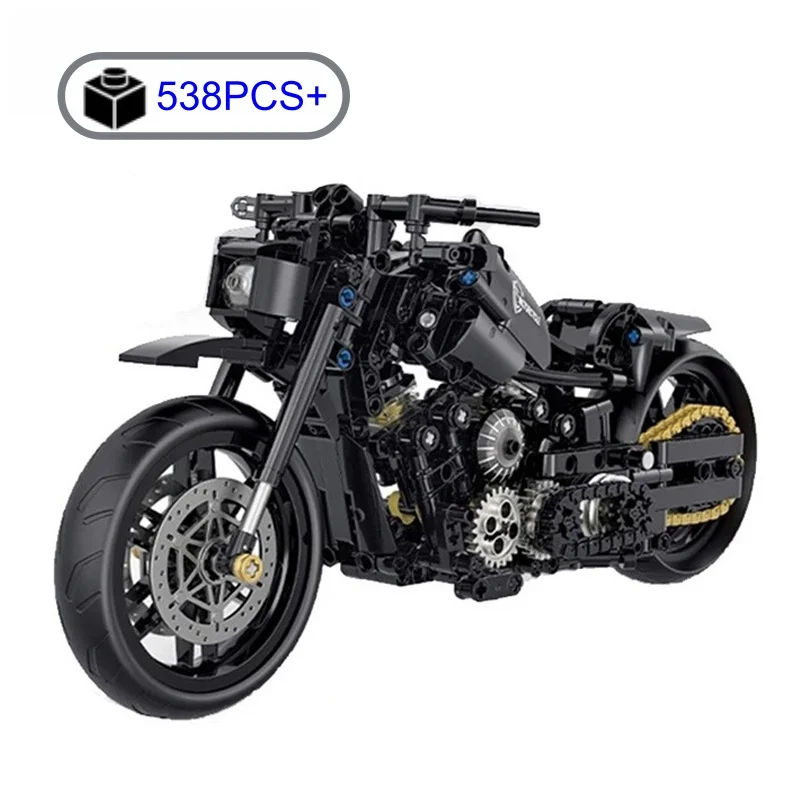 

2025 Technical Assembly Bricks Motorcycle Model MOC Building Blocks Kit STEM Toys for Children Christmas birthday gifts
