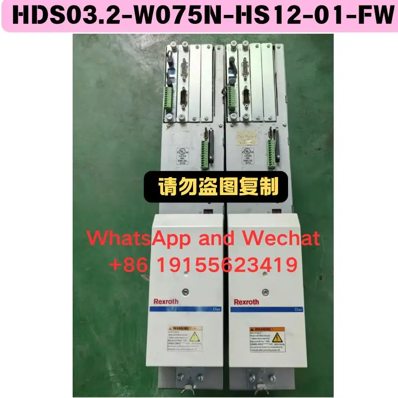 Used HDS03.2-W075N-HS12-01-FW Driver Functional test OK Fast delivery