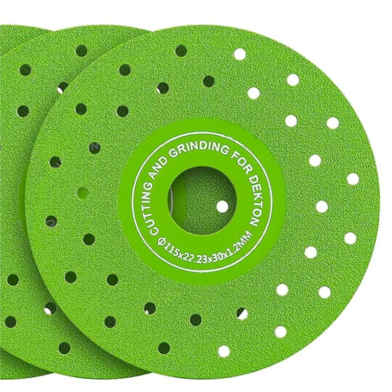 ABZV-للخزف بلاط زجاجي الرخام متوافق 3 قطعة 115 مللي متر فراغ صنع من النحاس رقيقة جدا متعددة المسام شقة جلخ ورقة القرص #3