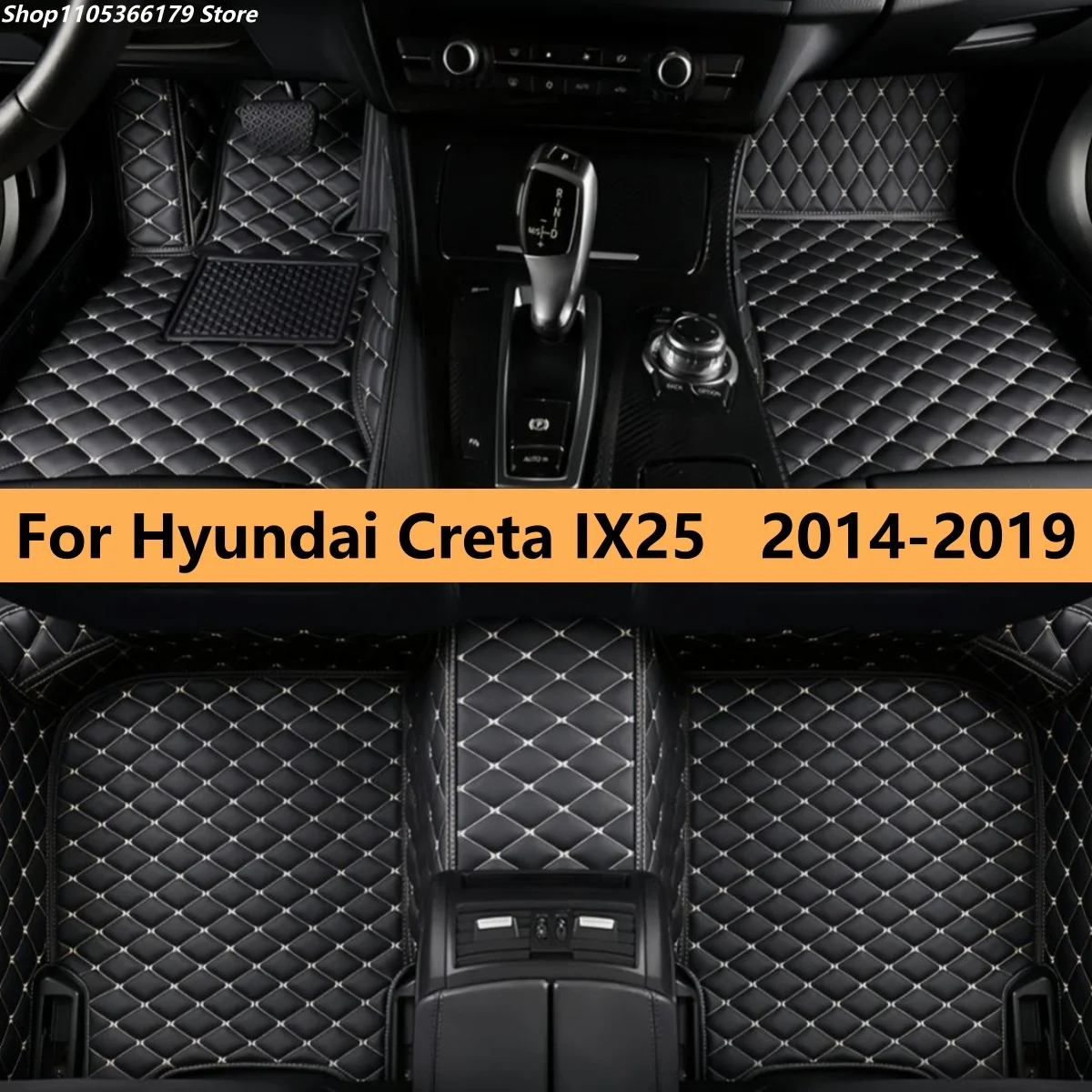

Car Floor Mats For Hyundai Creta IX25 2014 2015 2016 2017 2018 2019 Rugs Carpets Full Set Auto Interior Part Accessories