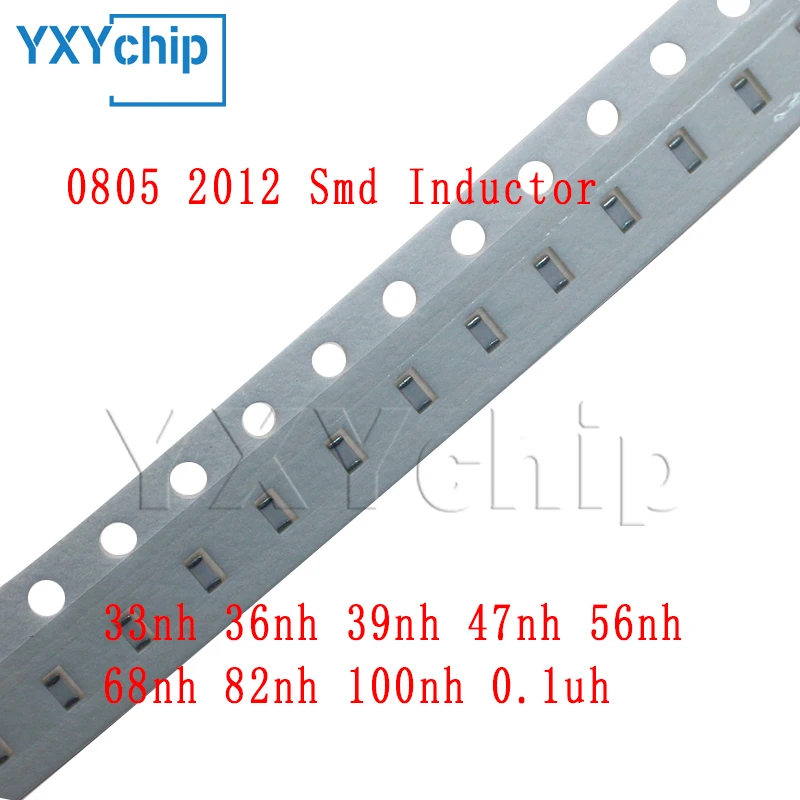 0805 2012 Smd Inductor 33nh 36nh 39nh 47nh 56nh 68nh 82nh 100nh 0.1uh High Frequency