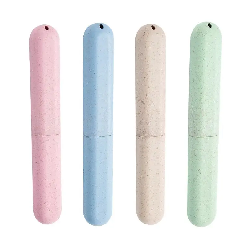 1pc Portable Travel Toothbrush Protect Box Health Tooth Brushes Protector Toothbrush Tube ortable Travel Camping Toothbrush Tube