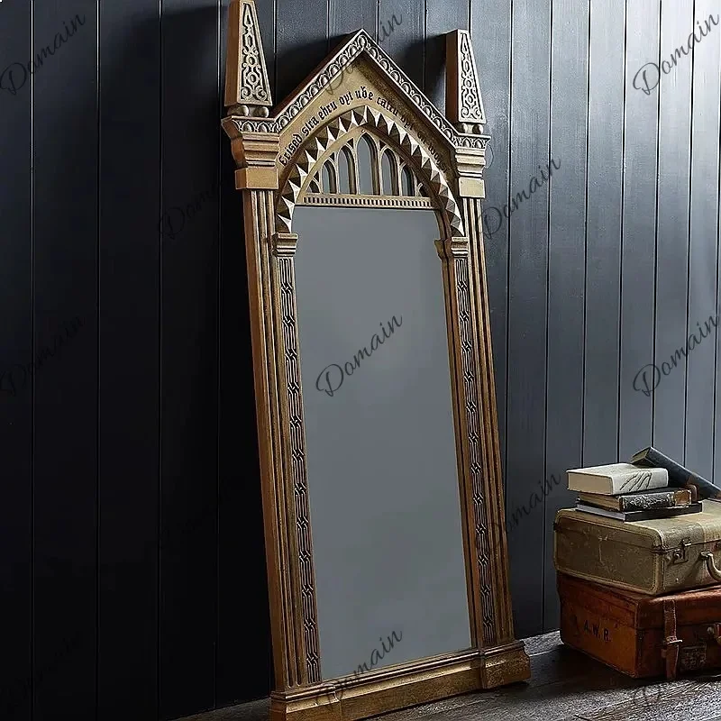 A81 Custom Full Length Wall-Mounted Mirror Handmade Art Decorative Floor Standing Dressing Mirror