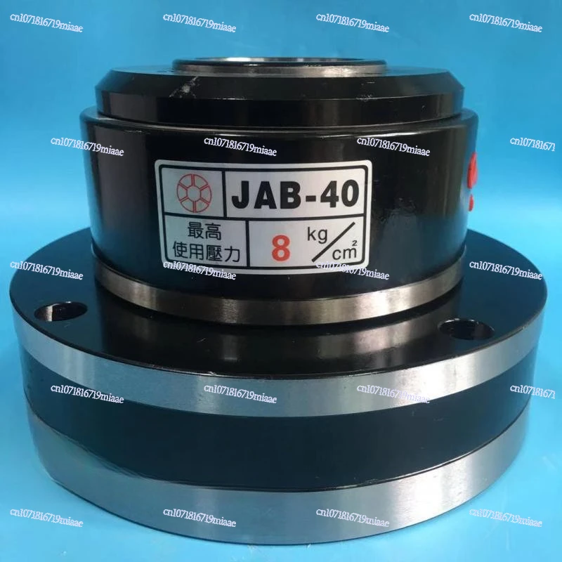 

JAB-15 Front Rotary Chuck Collet Clip Air Pressure High Speed Hollow Chuck Pneumatic Collet 2.3KN 0.3-0.7Mpa 4000rpm