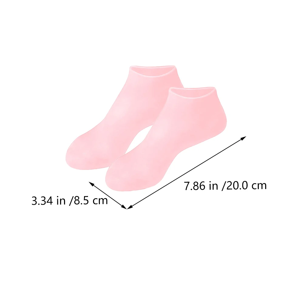 

3 Pairs Moisturizing and Anti-cracking Socks Treatment Women Cracked Feet for Woman Foot Miss