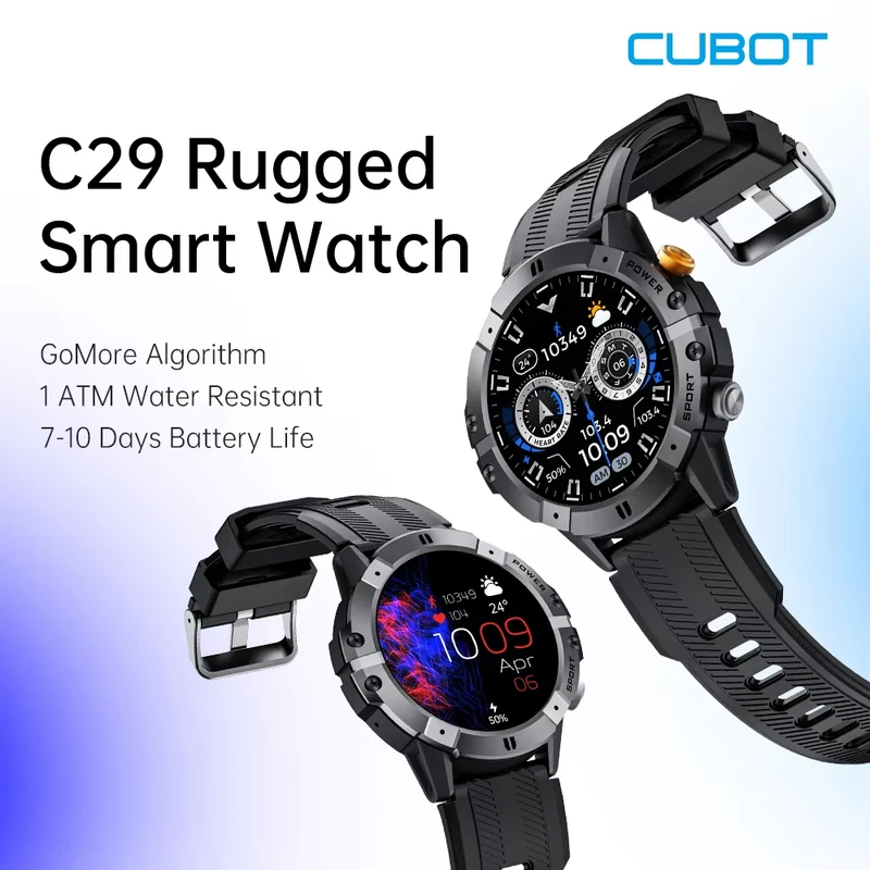 SmartWatch Cubot C29 1,52 polegadas 1ATM com Chamada Bluetooth