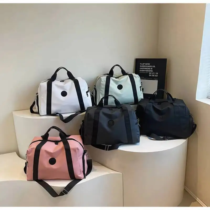 

Fashion Minimalist High-Capacity Travel Bag Multifunctional Shoulder Handheld Gym Bag Stylish Outdoor Short-Trip Luggage Bag