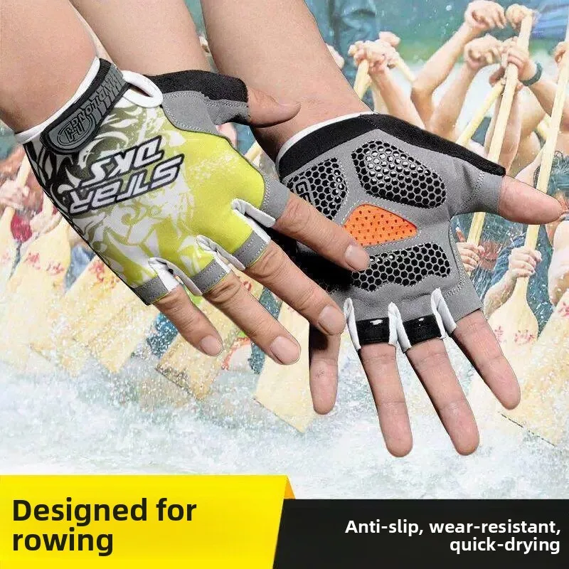 

Outdoor Paddling Gloves Anti-Slip Sailing Rowing Boat Paddling Machine Water Sports Gloves for Ladies And Children