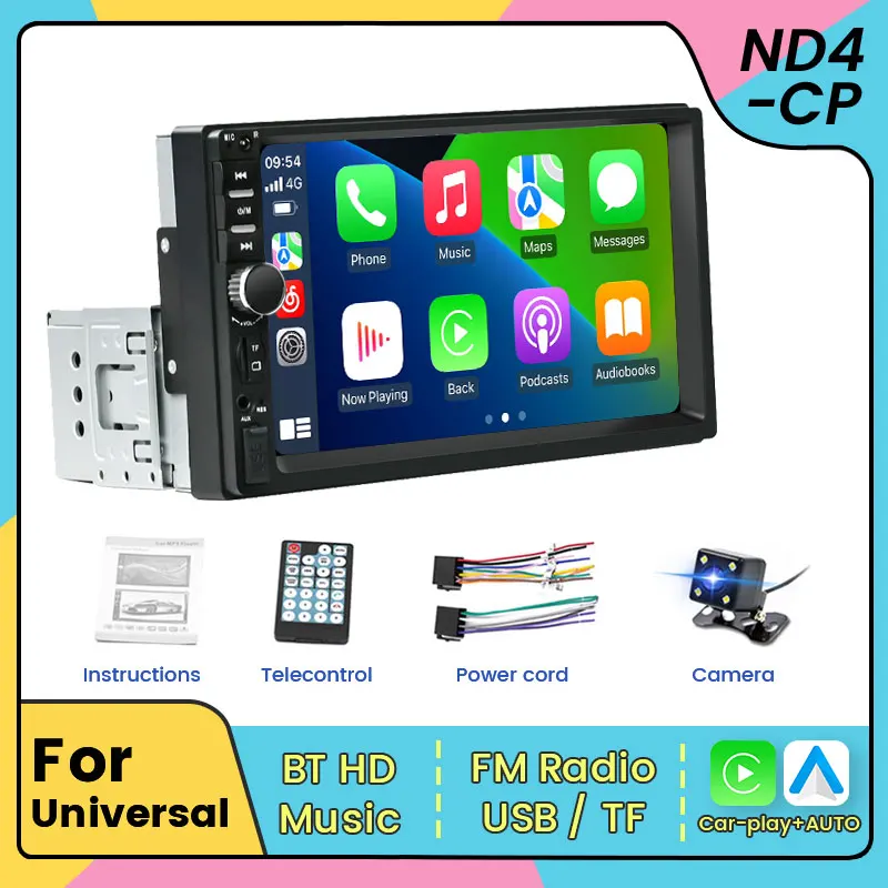 

MP5 Player 7'' 1Din Universal Car Radio Audio Stereo BT Multimedia Screen For Mazda Peugeot Subaru Skoda VW Golf Toyota Hyundai