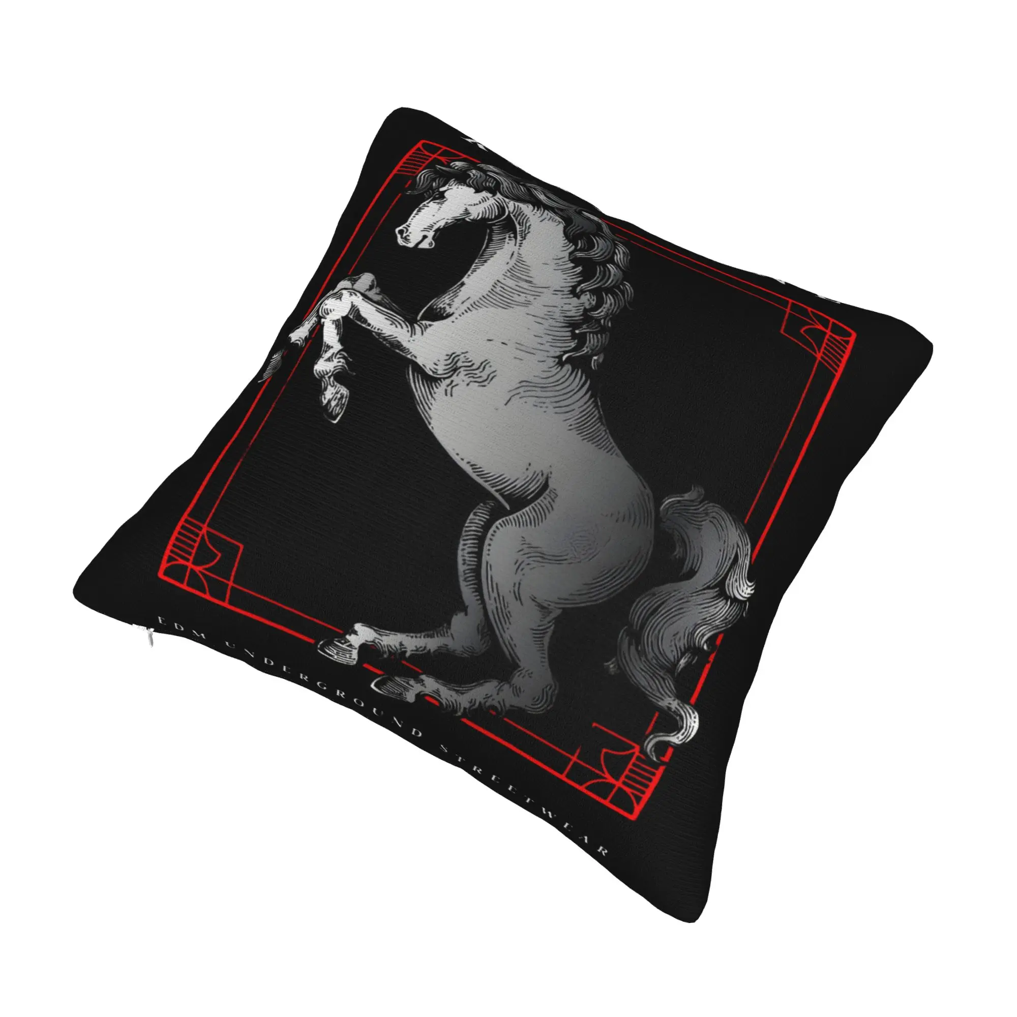 Decorative Pillow Cover Ketamin Horse  Stuff Home  Pillow Case Cover Drop Shipping Multi Size