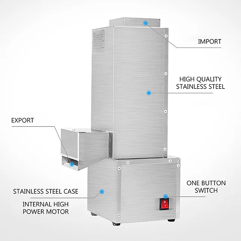 آلة تقشير الثوم المنزلية التجارية الفولاذ المقاوم للصدأ الثوم مقشرة آلة معالجة صغيرة أدوات المطبخ الملحقات