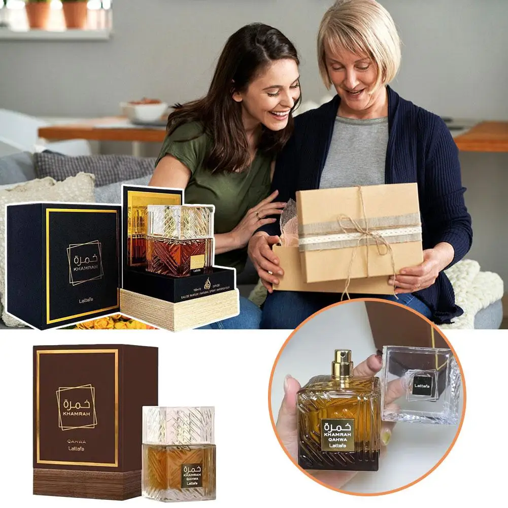 Khamrah Lattafa العلامة التجارية الجديدة للرجال عطر كولونيا عربية عطر خفيف ساحر محايد دائم طازج شهم يؤرخ أو دي #3